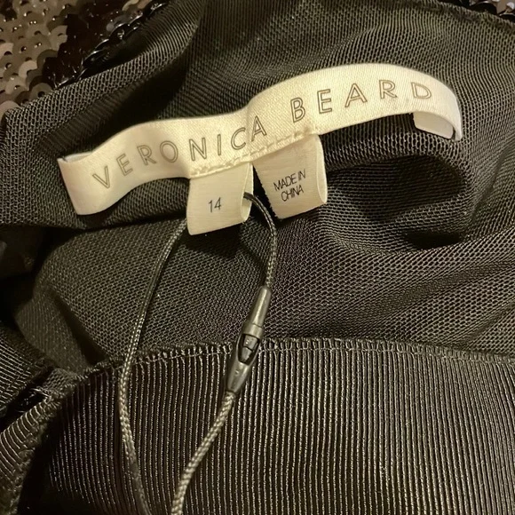 VERONICA BEARD Adi Black Sequin Crop Camisole Top size 14 - Picture 10 of 14